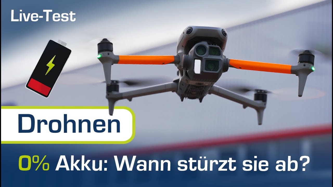 DAS passiert bei leerem Akku – Extremtest mit Drohne!