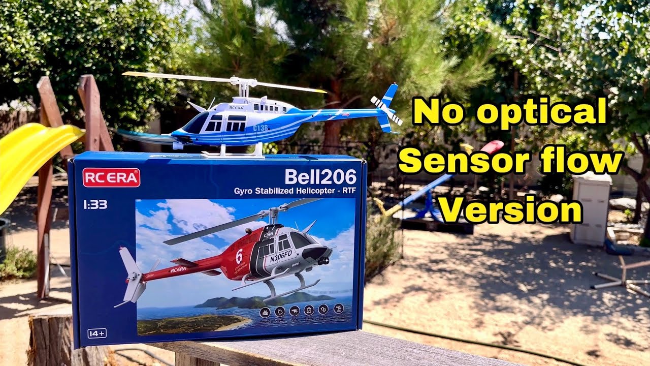 Rc Era 6ch C138 Bell 206 helicopter, No optical sensor flow version