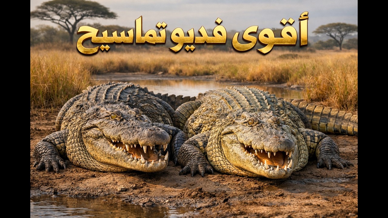 التمساح المفترس 🐊 | معركة تحت الماء