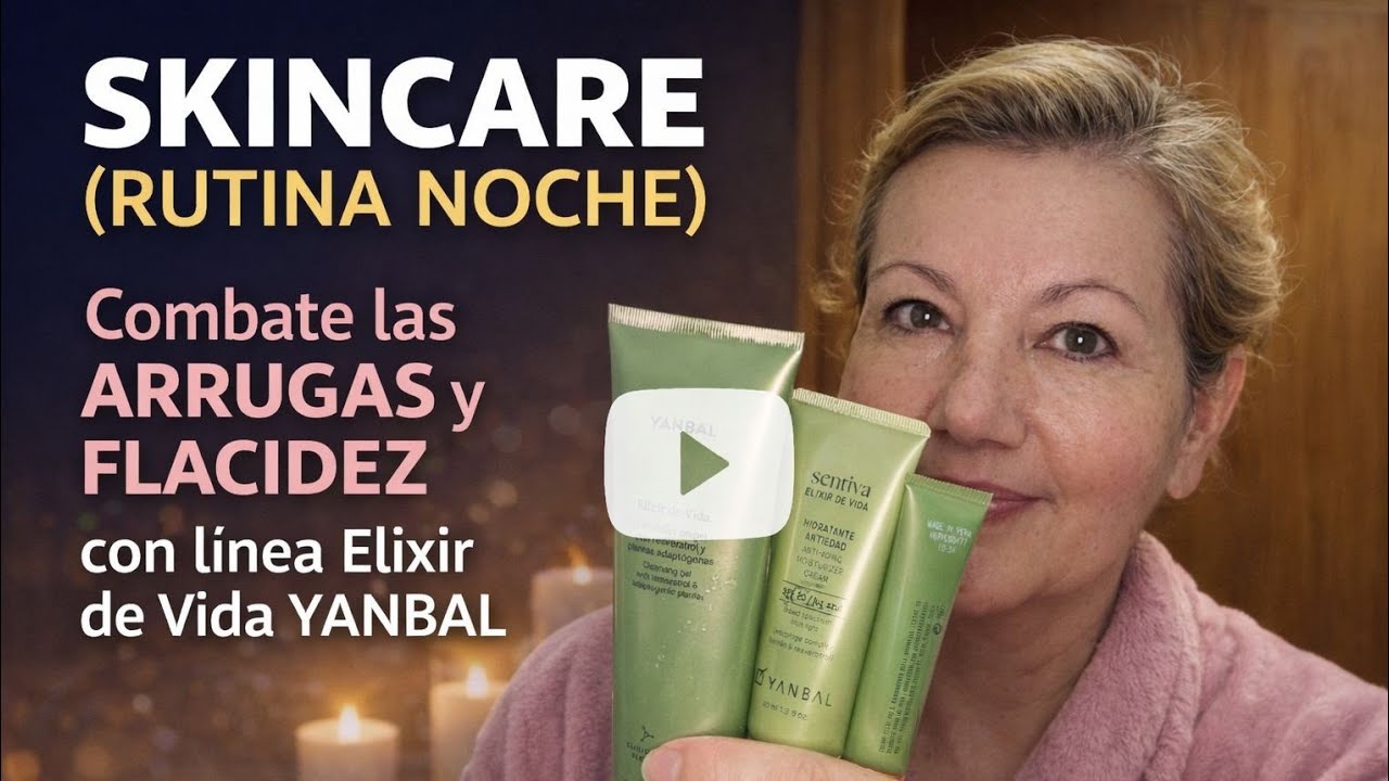 Combate las arrugas y flacidez, Rutina noche con Elixir de vida Yanbal #anagudeliamontaño 