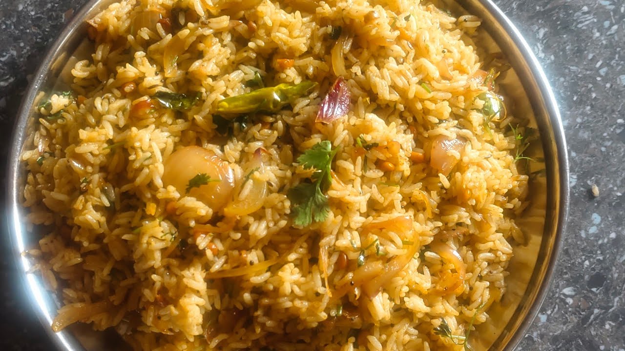 ಈರುಳ್ಳಿ ಅನ್ನ, ಕೇವಲ 5 ನಿಮಿಷದಲ್ಲಿ ಮಾಡ್ಕೊಳ್ಬೋದು, Onion rice recipe 👌