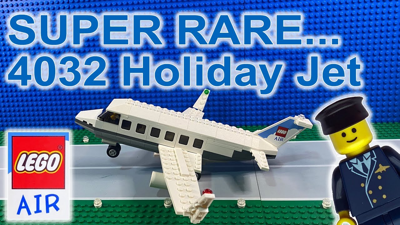Super Rare Lego set 4032 Holiday Jet - Only sold on board Airlines