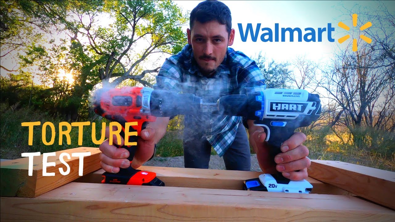 Testing The Most EXPENSIVE Drills From WALMART | Hyper Tough vs Hart