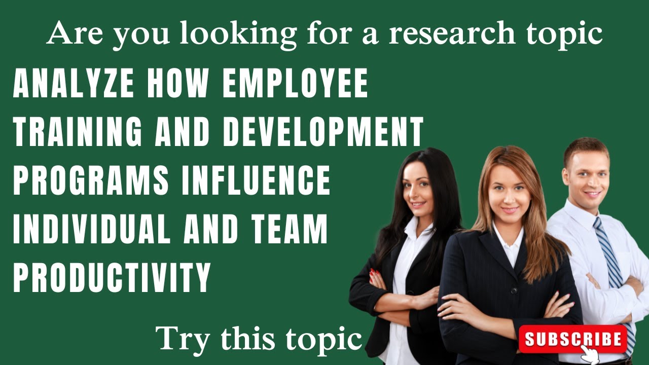 Analyze how employee training and development programs influence individual and team productivity