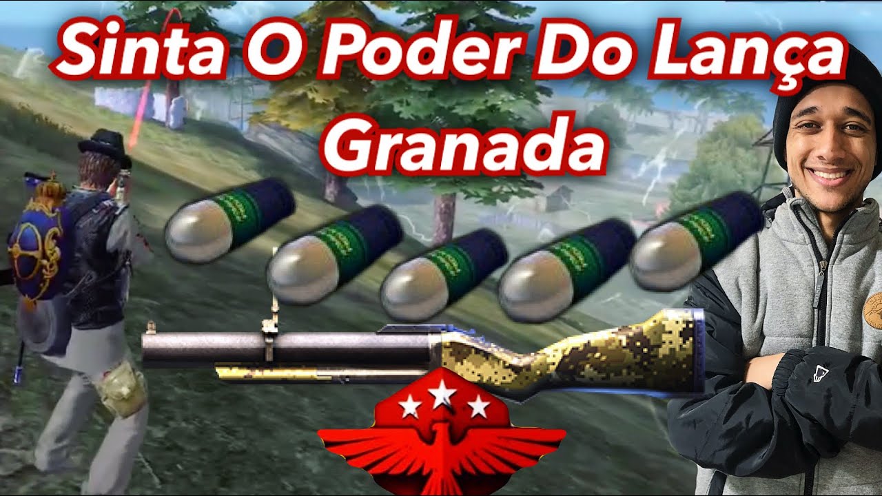 ACHEI 5 BALAS DE LANÇA GRANADA NA RANQUEADA, PARTIDA HARD! DO FREE FIRE