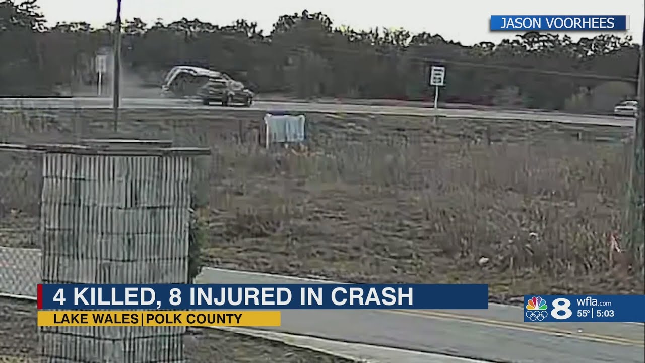 Sheriff’s office releases more details after 4 killed, 8 hurt in Polk County 5-car crash