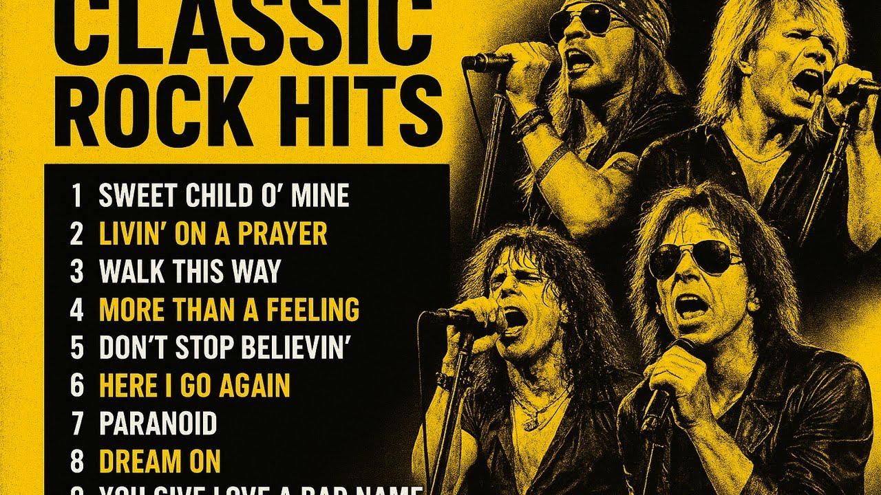 Classic Rock Love Anthems 80s 90s  Chicago Style Rock Love Songs