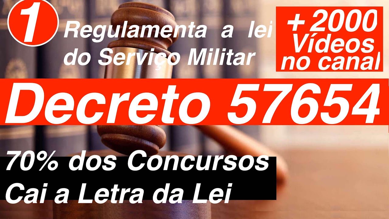 Decreto 57654 Regulamenta a lei do Serviço Militar