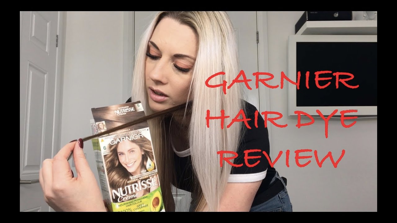 Garnier brown hair dye review3