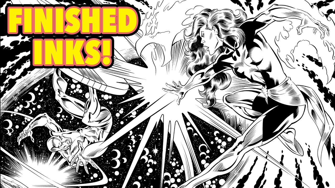 Finished Inks from Pencils