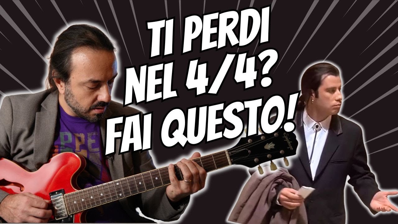Suonare da soli senza perdersi nel 4/4