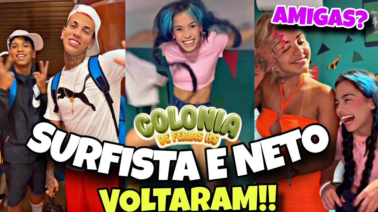 KAMYLINHA E NICOLE AMIGAS ? E SURFISTA E NETO CHEGARAM 🤭