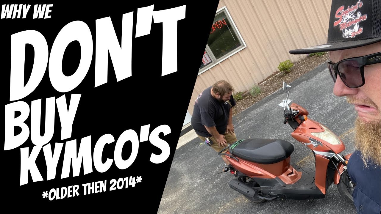 2007 Kymco Agility 125 Test Ride. WHY we DON'T buy Kymco Scooters...older then 2014!