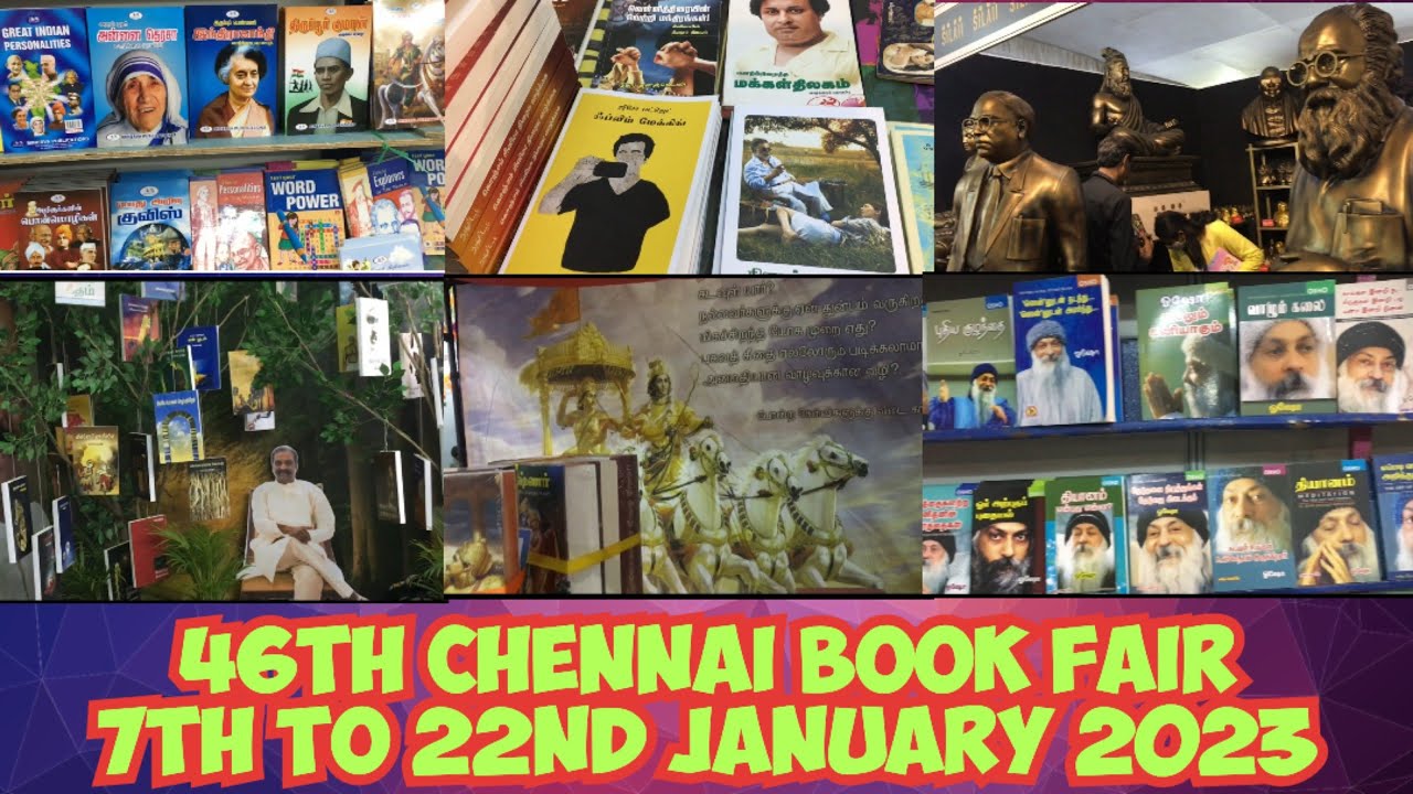 46TH CHENNAI BOOK FAIR AT YMCA NANDANAM
