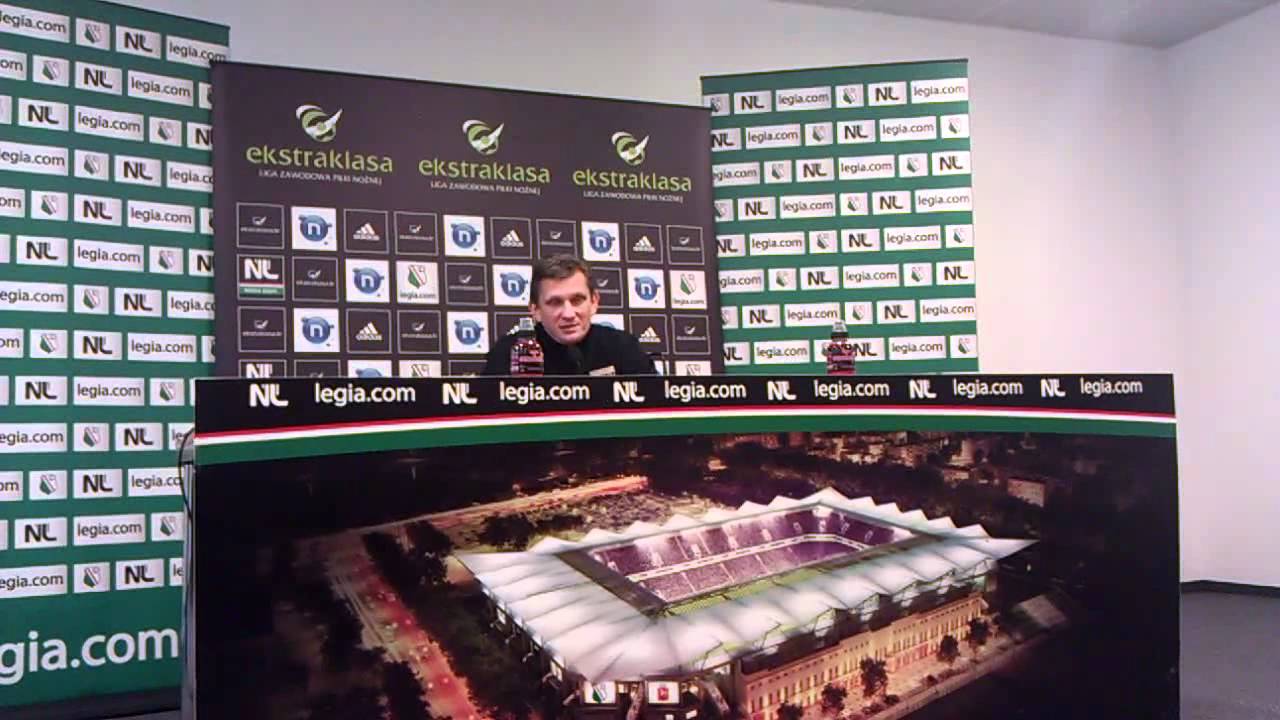 Dariusz Fornalak na konferencji po meczu Legia Warszawa - Polonia Bytom 29.05.2011r.