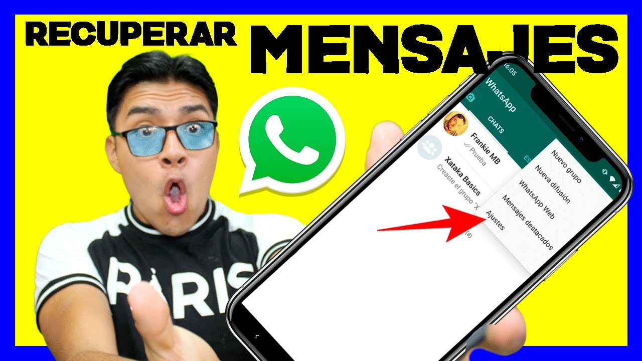 ✅ Cómo RECUPERAR MENSAJES y CONVERSACIONES de WHATSAPP 2022 | SOLUCIÓN