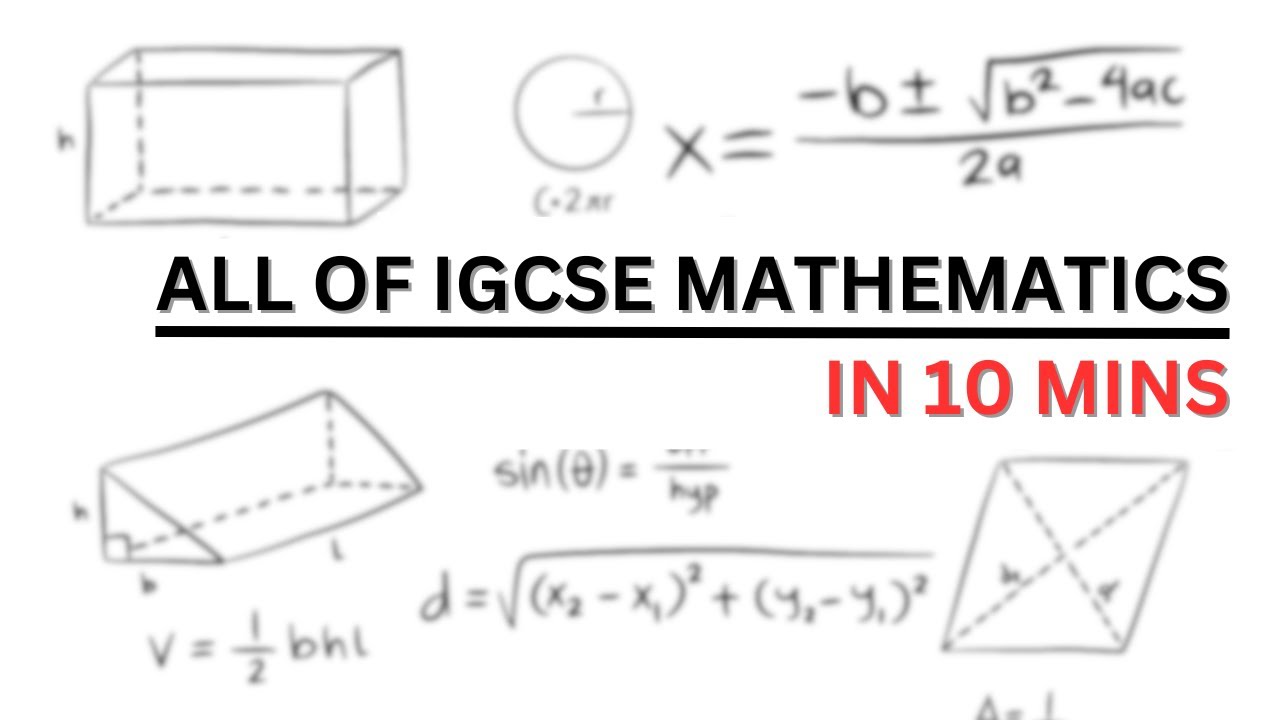 ВЕСЬ курс математики IGCSE за 10 минут (краткое содержание)