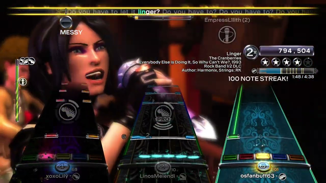 Linger by The Cranberries - Expert Full Band Gold Stars [Rock Band 3 Deluxe]