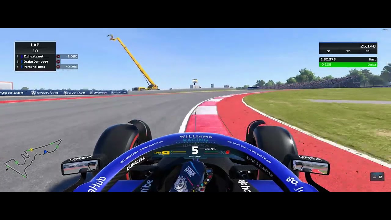 F1 22|COTA Hotlap (1:32.287)