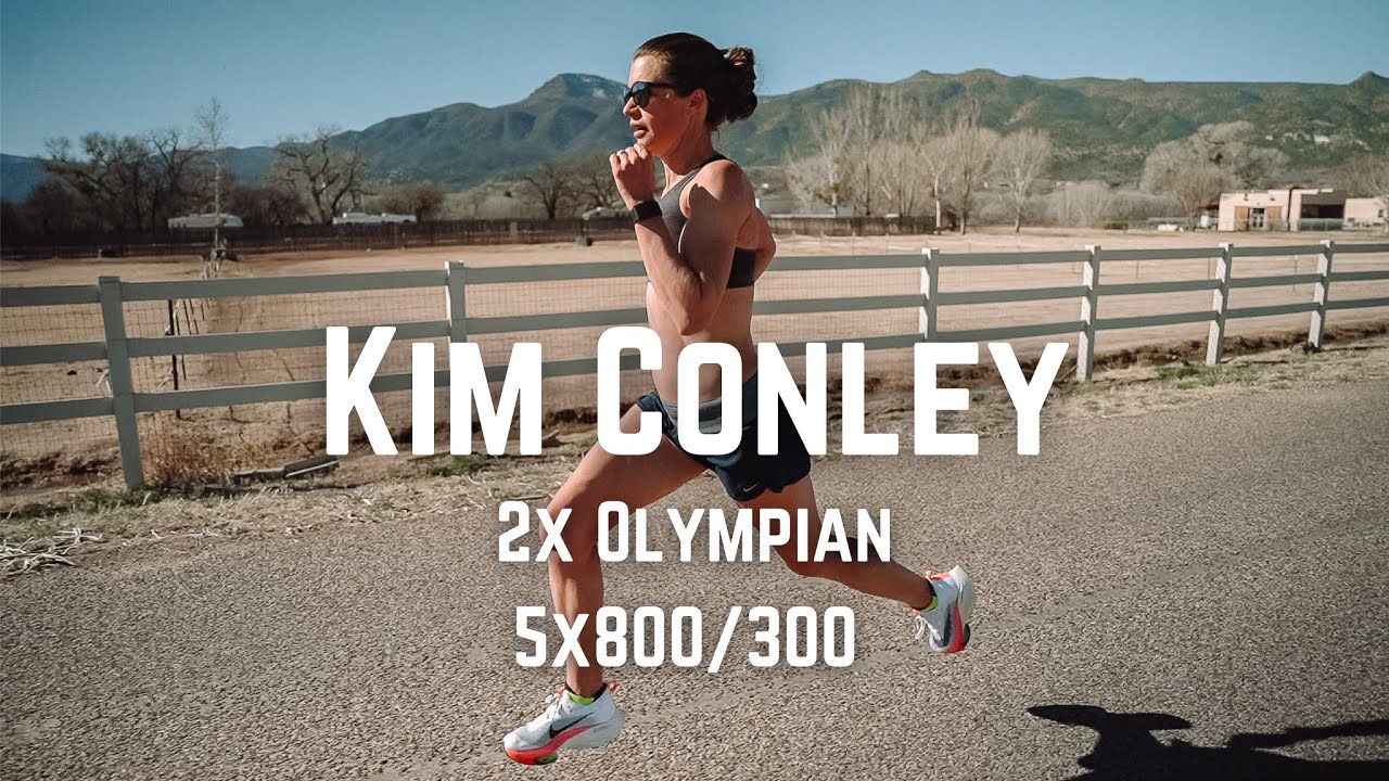 Kim Conley, 2x 5,000m Olympian - Speed workout one week away from NYC Half Marathon.