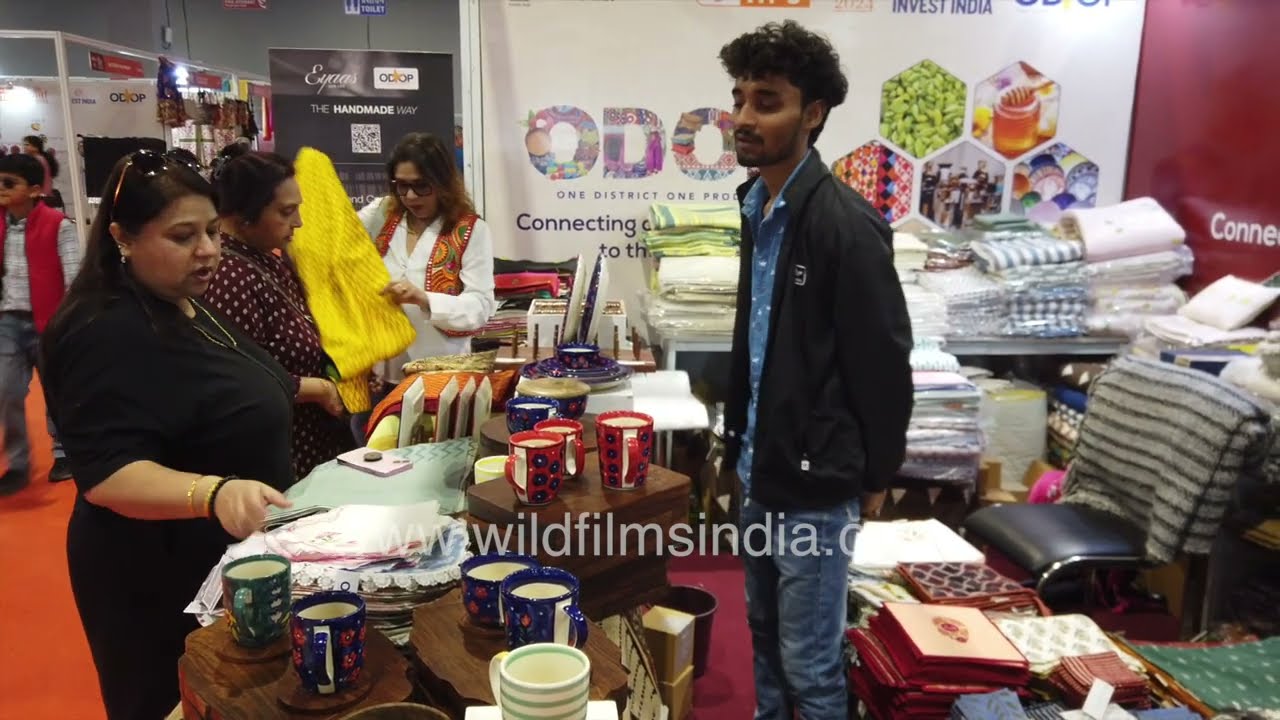 One District One Product Stall at India International Trade Fair Delhi | Indian Handicrafts Showcase