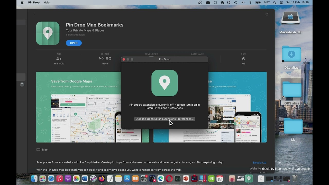Pin Drop Map Bookmarks Mac App Store (Basic Overview)