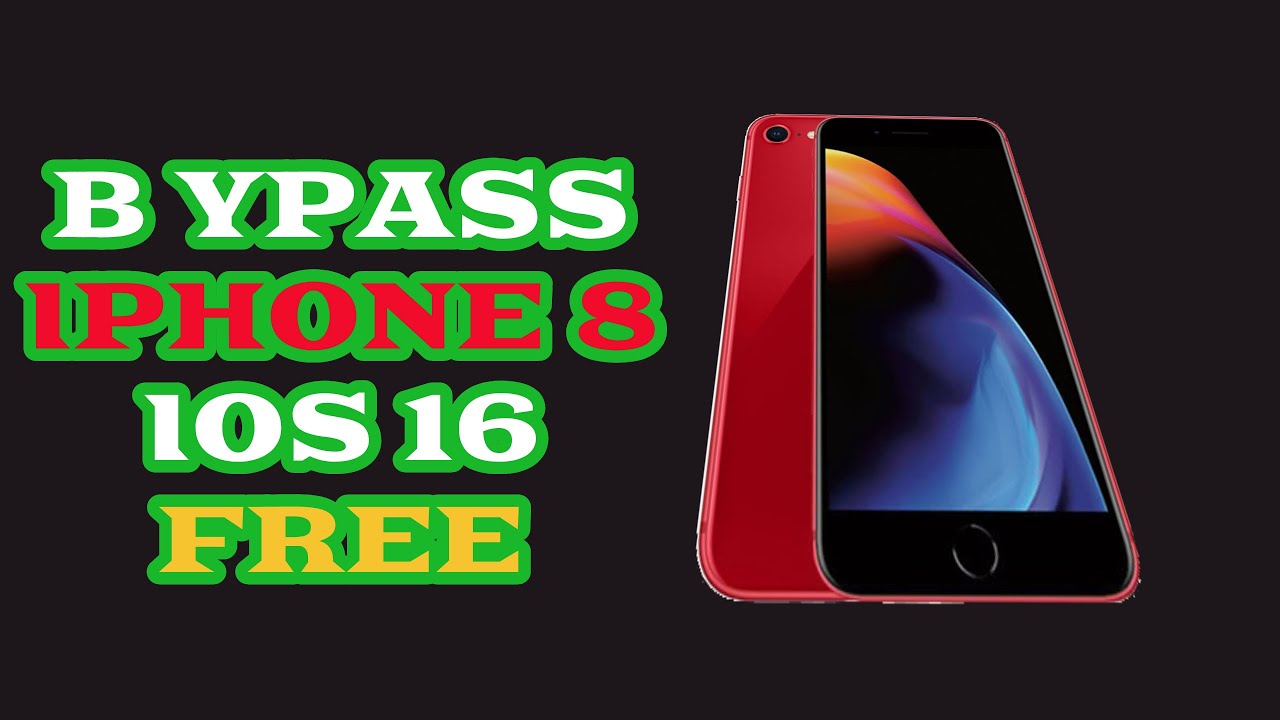 BYPASS CON SEÑAL EN WINDOWS IPHONE 8 - IOS 16 - GRATIS