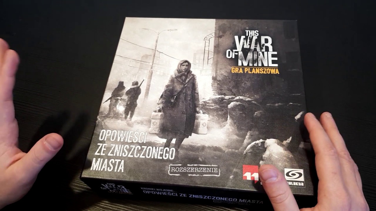 This War of Mine [Gra Planszowa] Unboxing roszerzenia - Opowieści ze zniszczonego miasta.