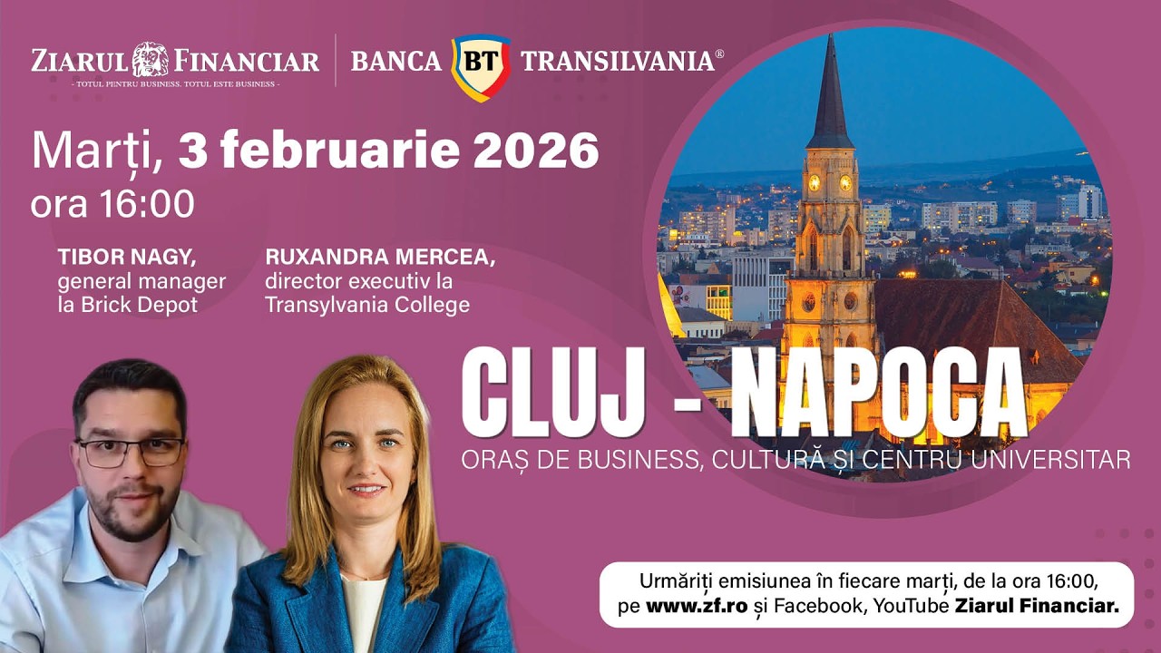 CLUJ-NAPOCA – ORAȘ DE BUSINESS, CULTURĂ ȘI CENTRU UNIVERSITAR 03.02.2026