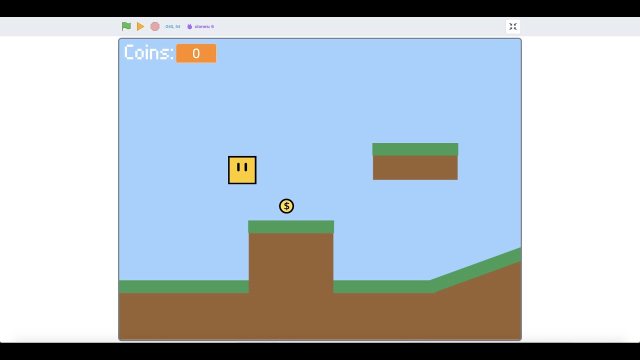 How to add collectables in the Platformer | Scratch Tutorial!