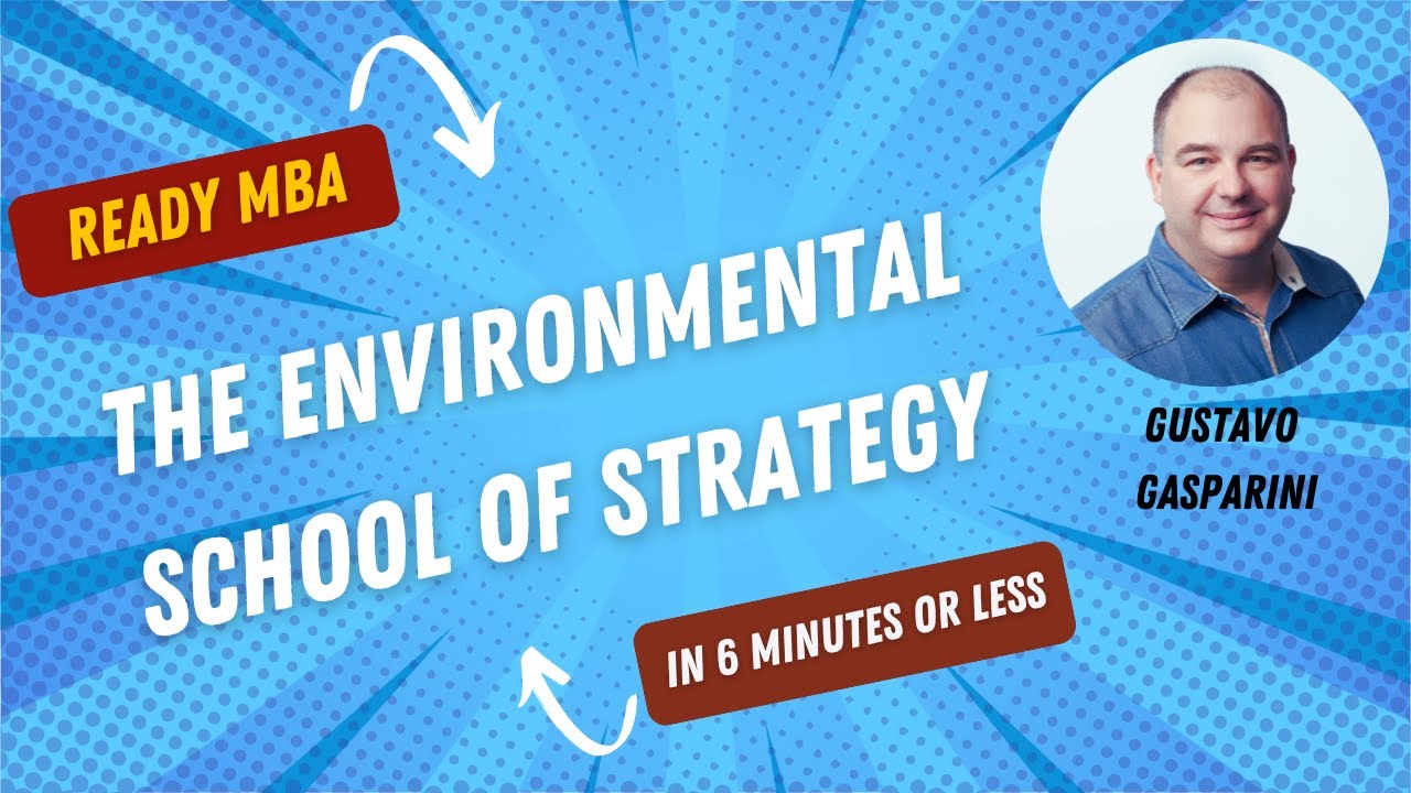 Strategy Management - The Environmental School of Strategy (Video #32)