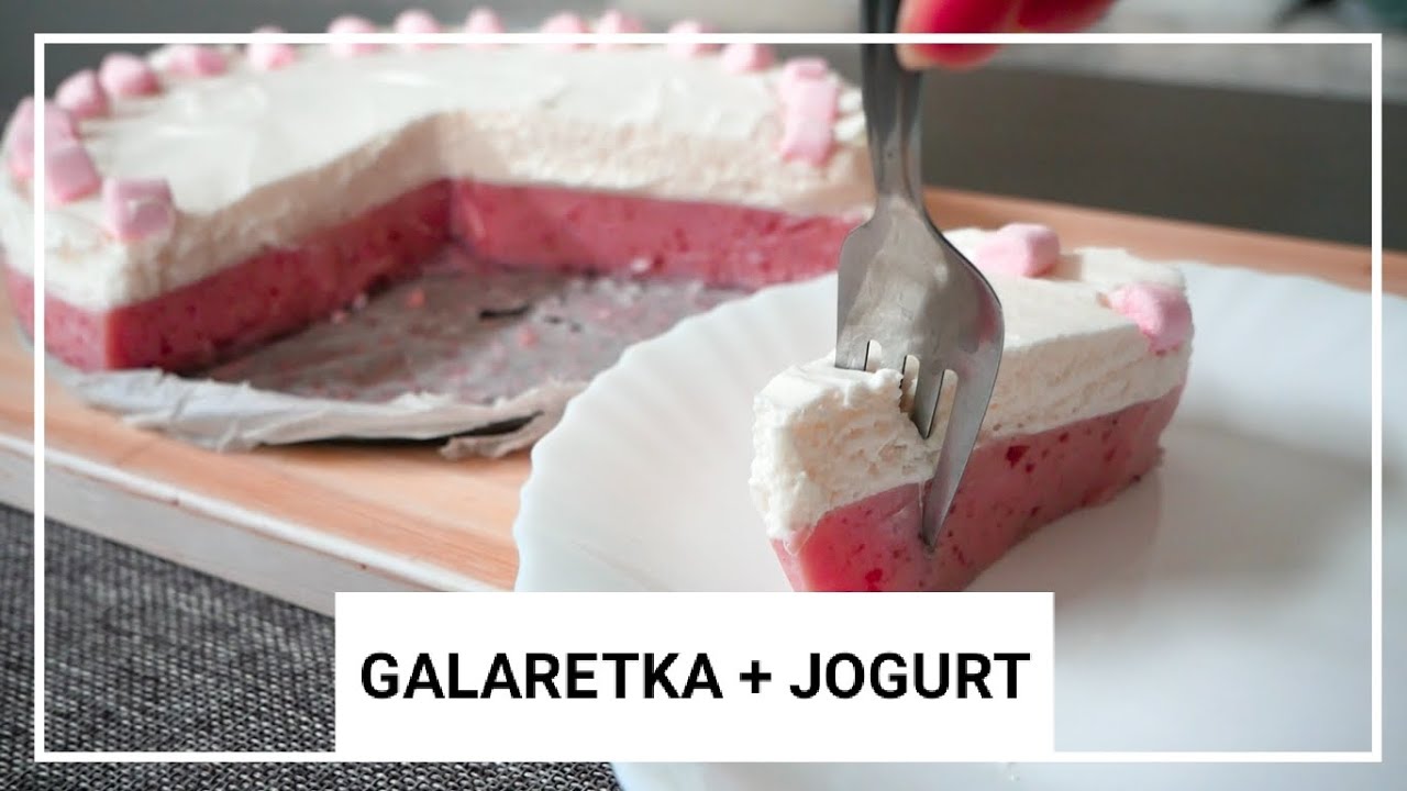 Deser z jogurtu i galaretki