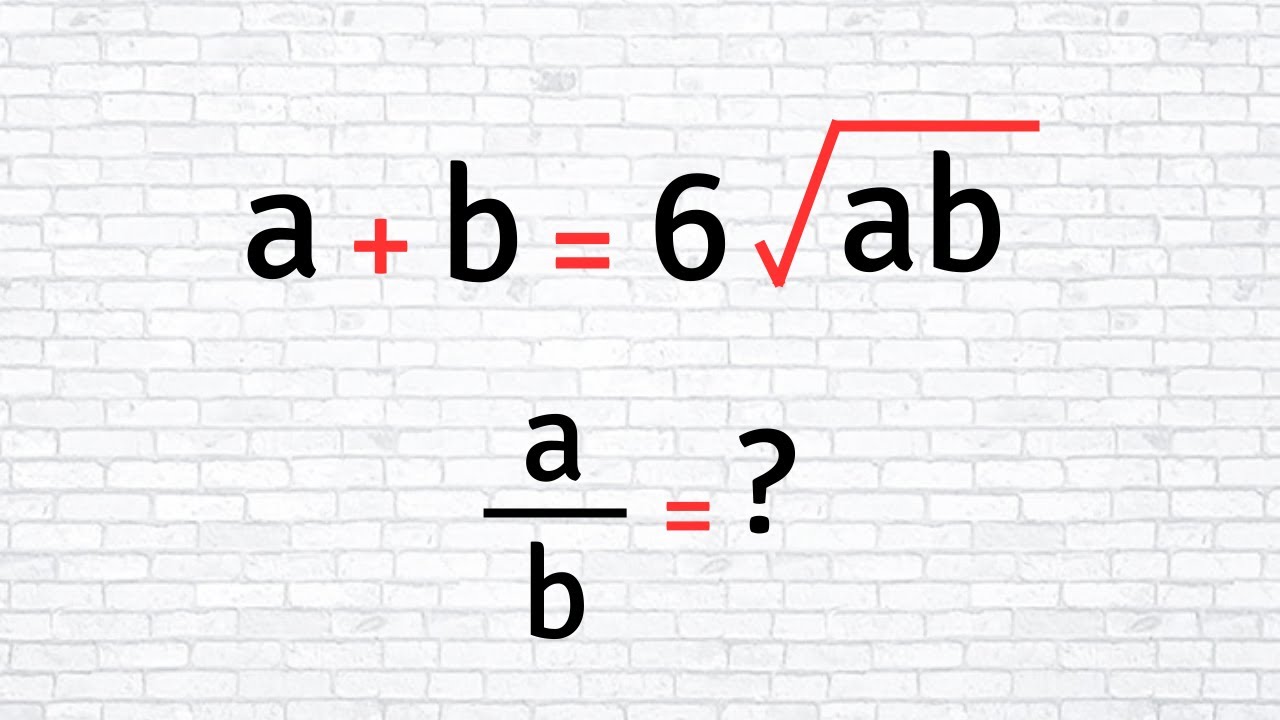 A Beautiful Algebra Math Question | Mathematics Olympiad | Can you solve it? |