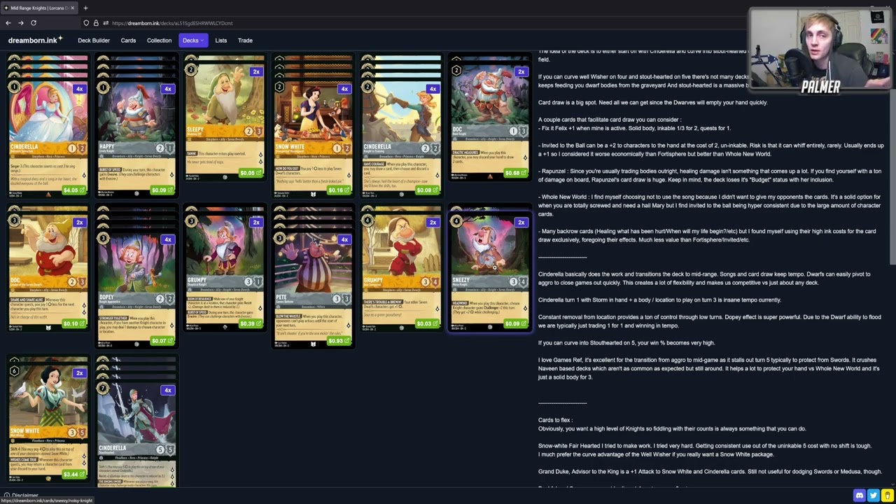 Amber/Steel Mid Range Knights | Disney Lorcana TCG