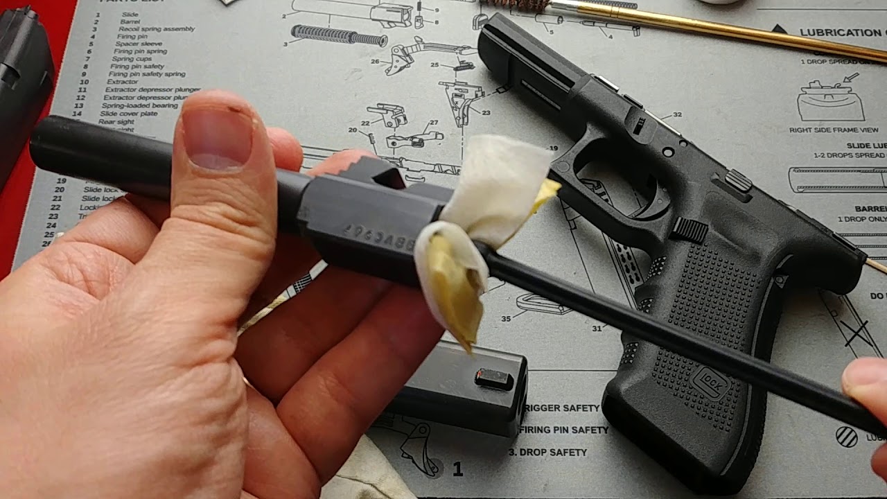 Como Desarmar, Limpiar y Lubricar una Pistola Glock en 5 Minutos