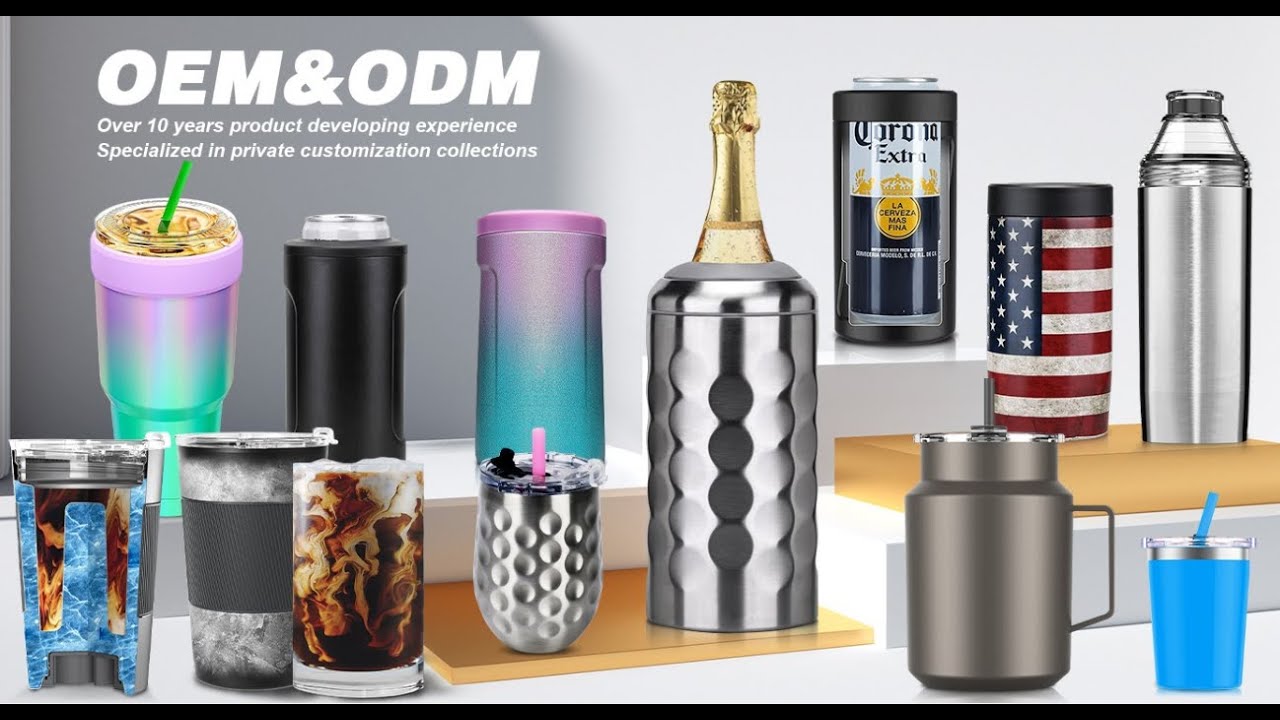 Asobu 2 in 1 Vacuum Insulated Double Walled Stainless Steel Beer Can Bottle Cooler with Opener