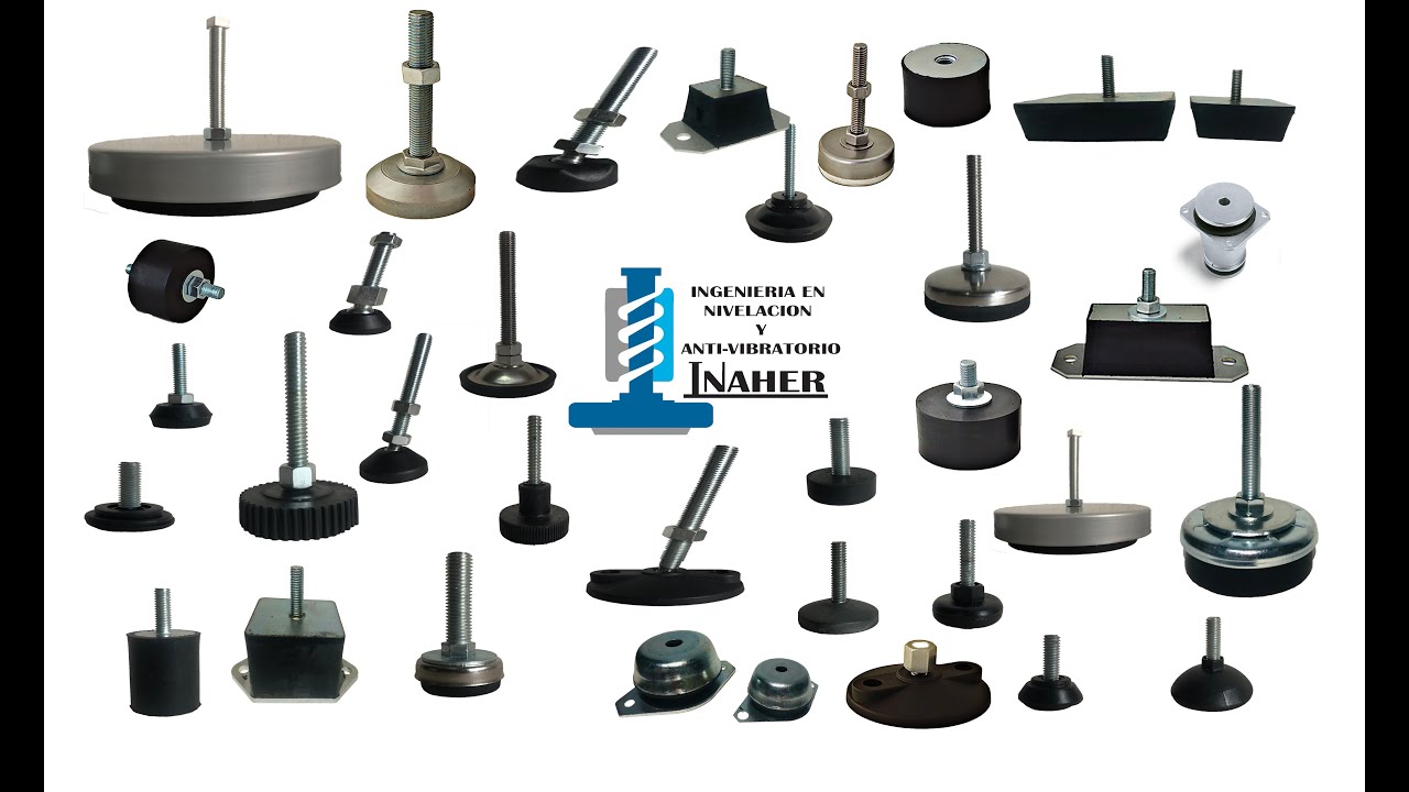 Ingeniería en Nivelación y Antivibratorio INAHER (patas niveladoras, soportes antivibracion)