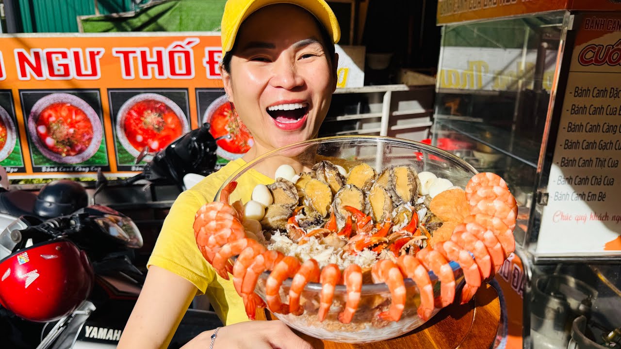 NGA SUMO QUẤT TÁT TAY TOÀN BỘ BÀO NGƯ ĐỂ LÀM TÔ BÁNH CAMH HẢI SẢN KHIẾN EM CHỦ QUÁN CHAO ĐẢO