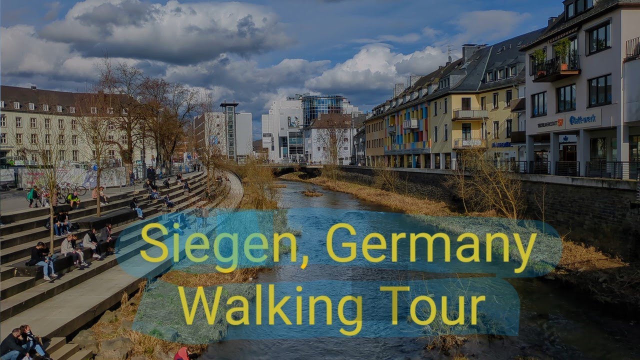 Germany Walking Tour 2024 Siegen Walking Tour - City Center [4K HDR]