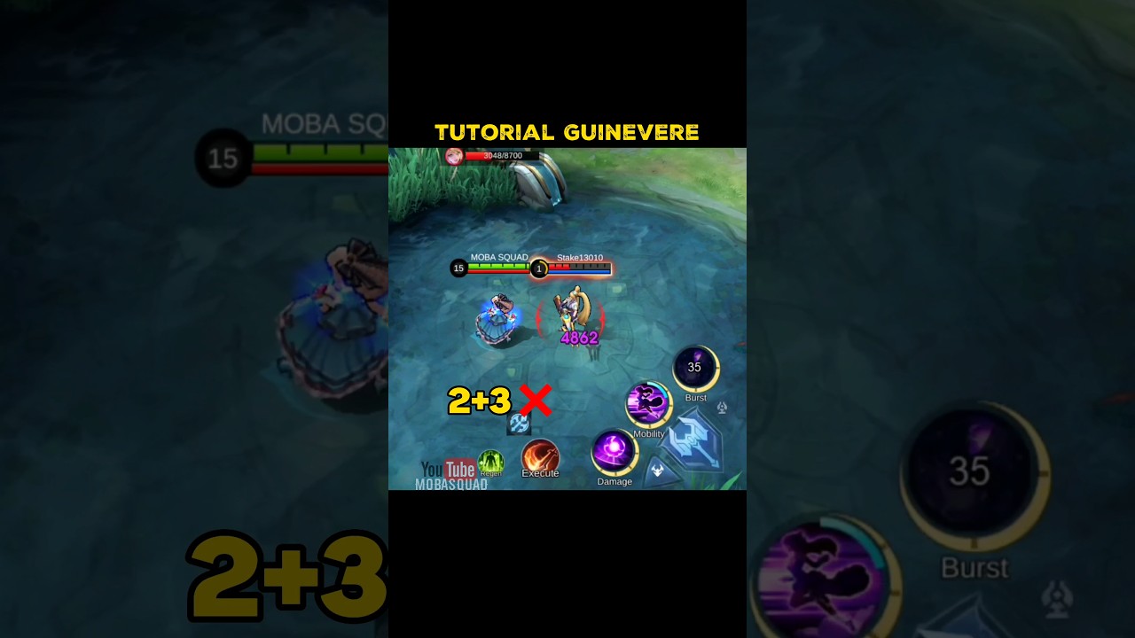 Guinevere tutorial skills by moba squad ✅😱