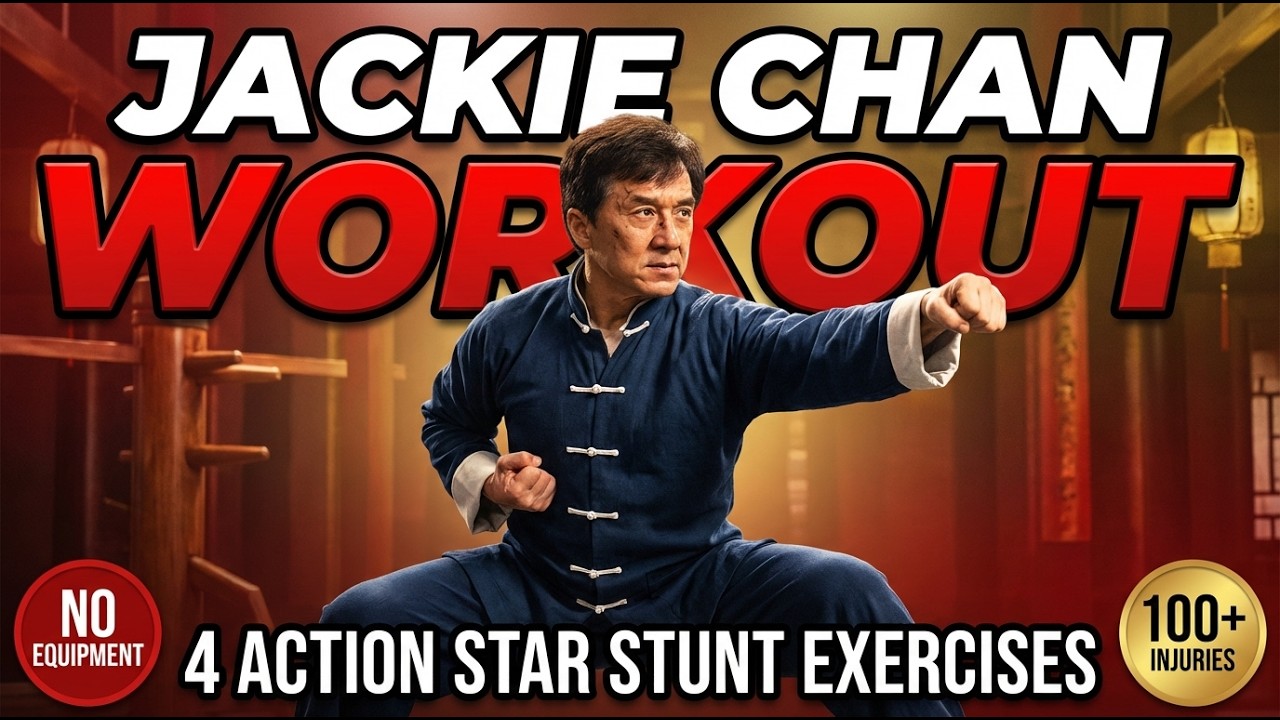 Jackie Chan's Workout: No Equipment, Every Bone Broken, Still Training at 70!