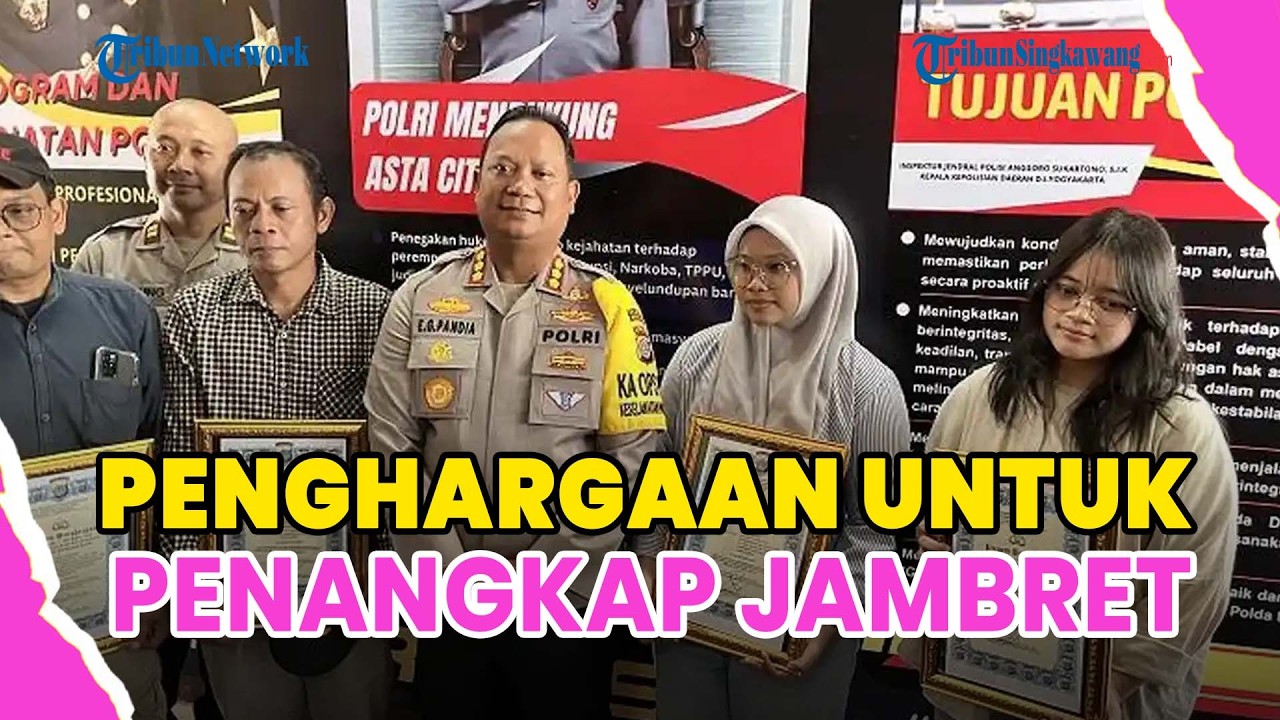 ®️🔴 AKSI BERANI KORBAN DAN WARGA TANGKAP PENJAMBRET❗POLRESTA YOGYAKARTA BERI PENGHARGAAN