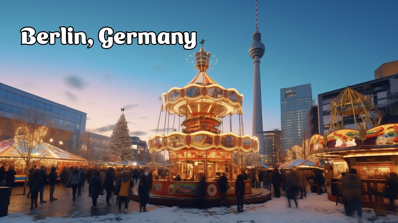 Berlin Weihnachtsmarkt Alexanderplatz (▶︎21min)
