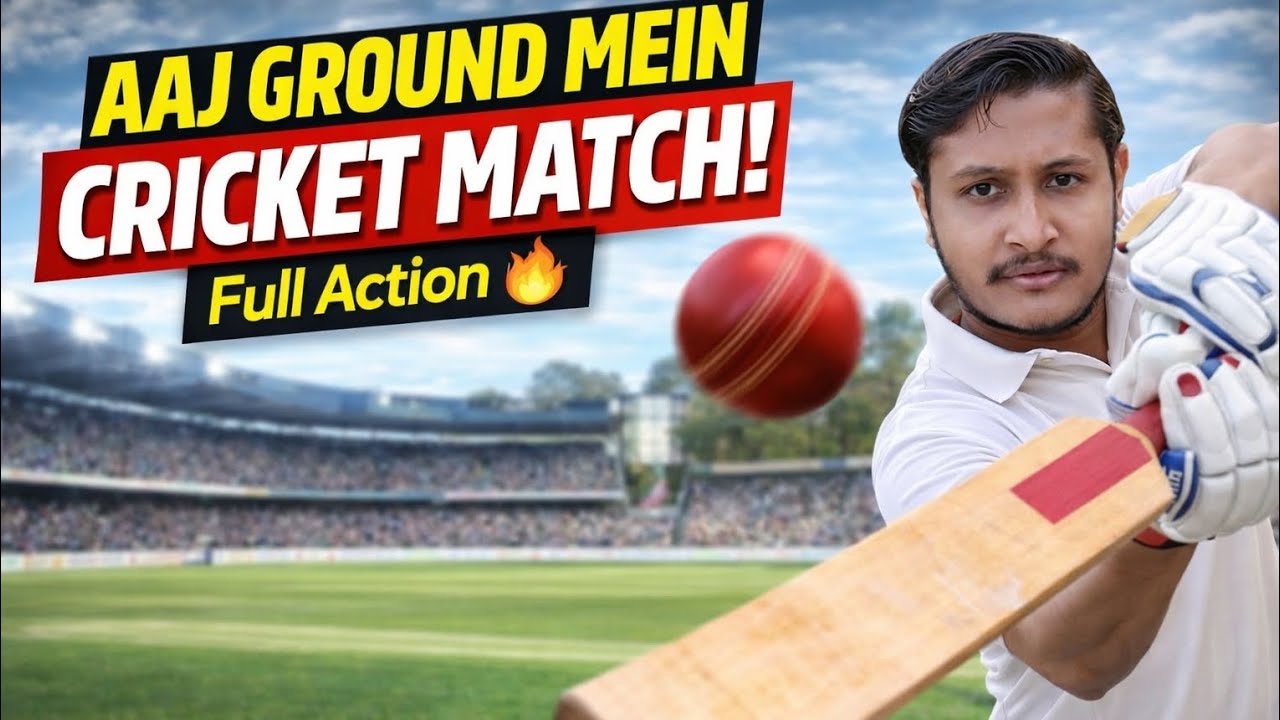 Aaj cricket khel raha hun