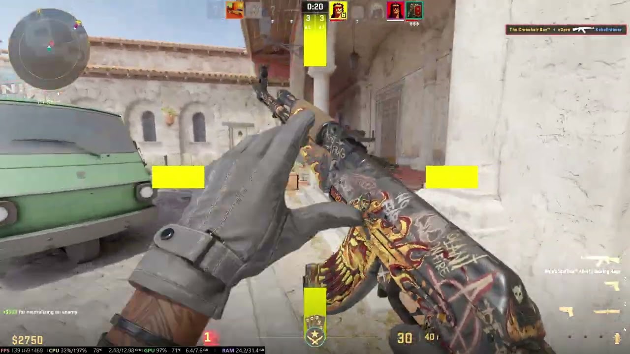 Counter Strike 2 Season 4 - Inferno Rank reveal  #CS2 #Gameplay #Gaming #Gamer  #trending
