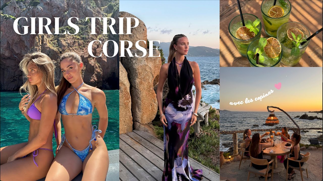 GIRLS TRIP CORSE | meilleurs sunset spot, journée bateau, copines et restaurants 💕