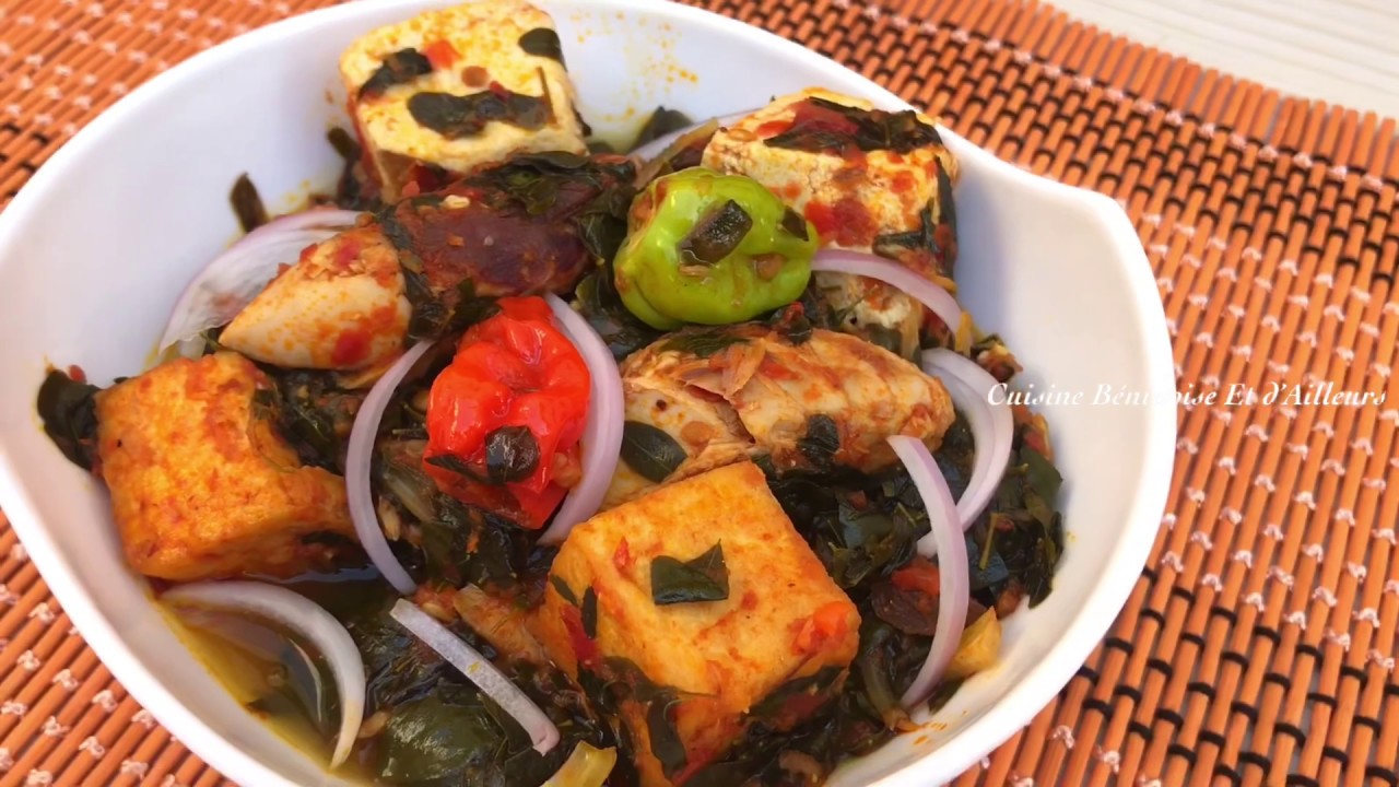 Sauce feuilles Moringa au fromage de Soja