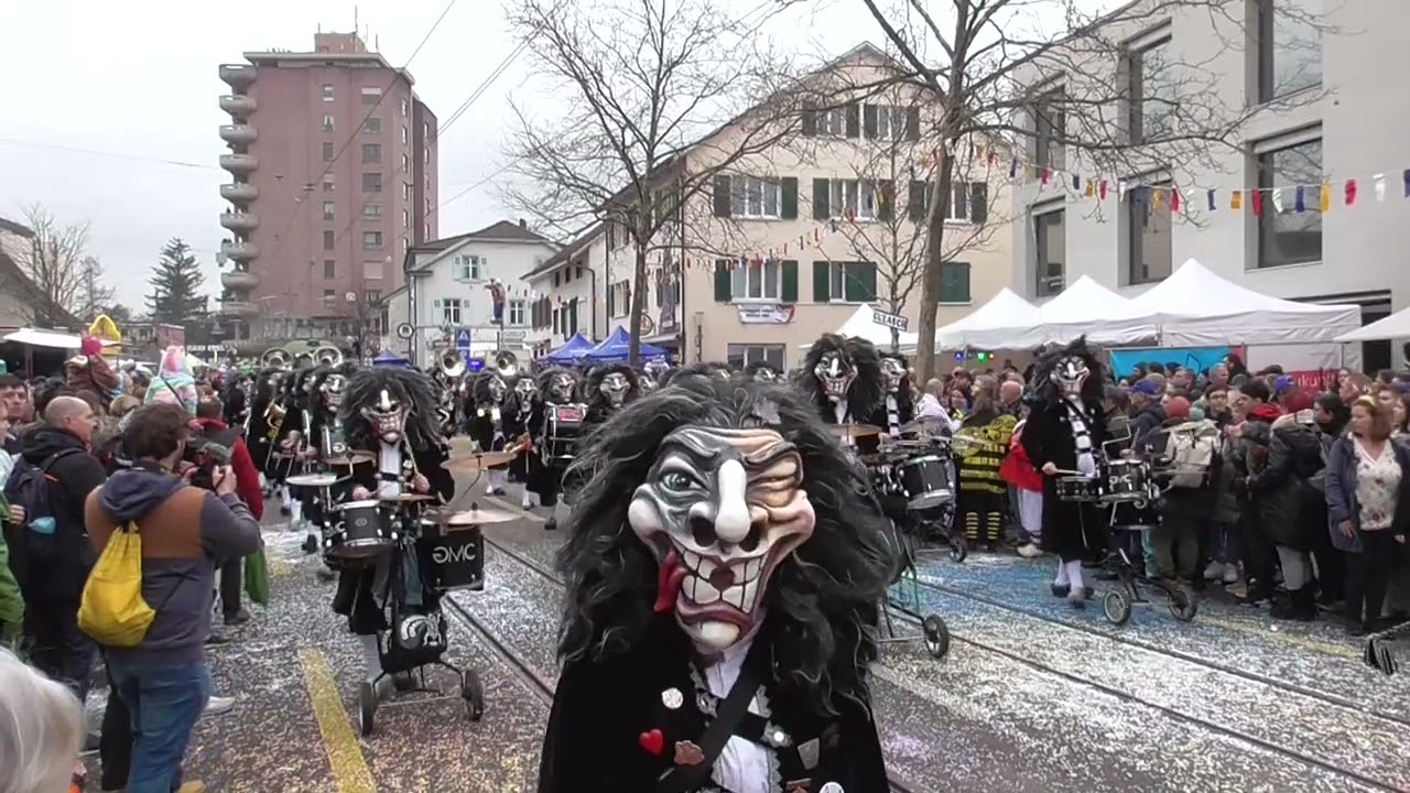 Guggemuusig Chaote Basel (Rynacher Fasnacht/ 10.2.2024)