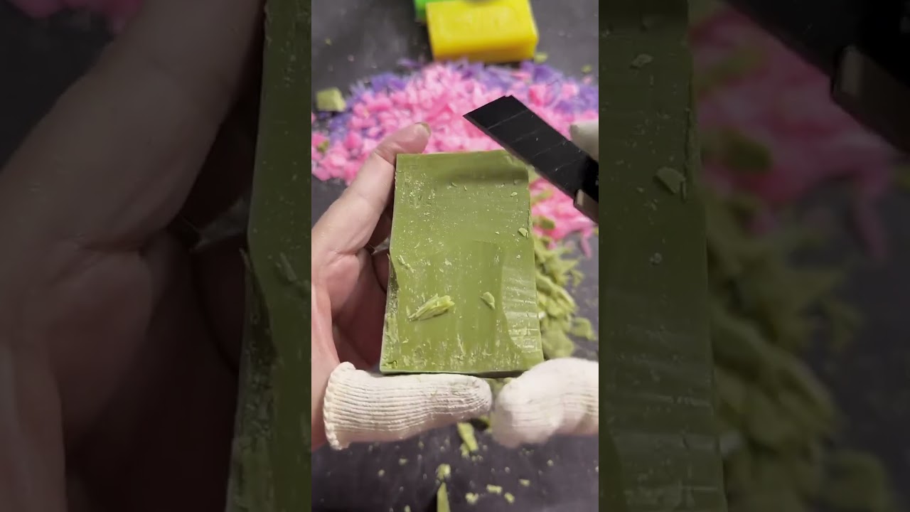 刮大肥皂 #刮香皂解压 #解压视频 #助眠