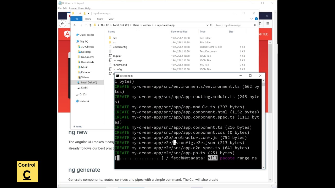 Angular 7 EP 02 : install angular cli